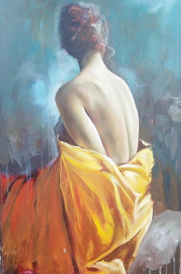 faval art painting oil on canvas nudes figurative